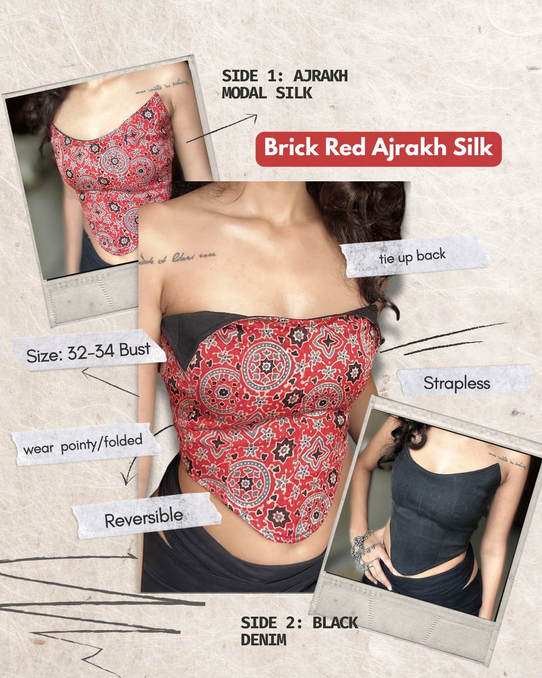 Dobaara Corset Tops | 32-34 BUST