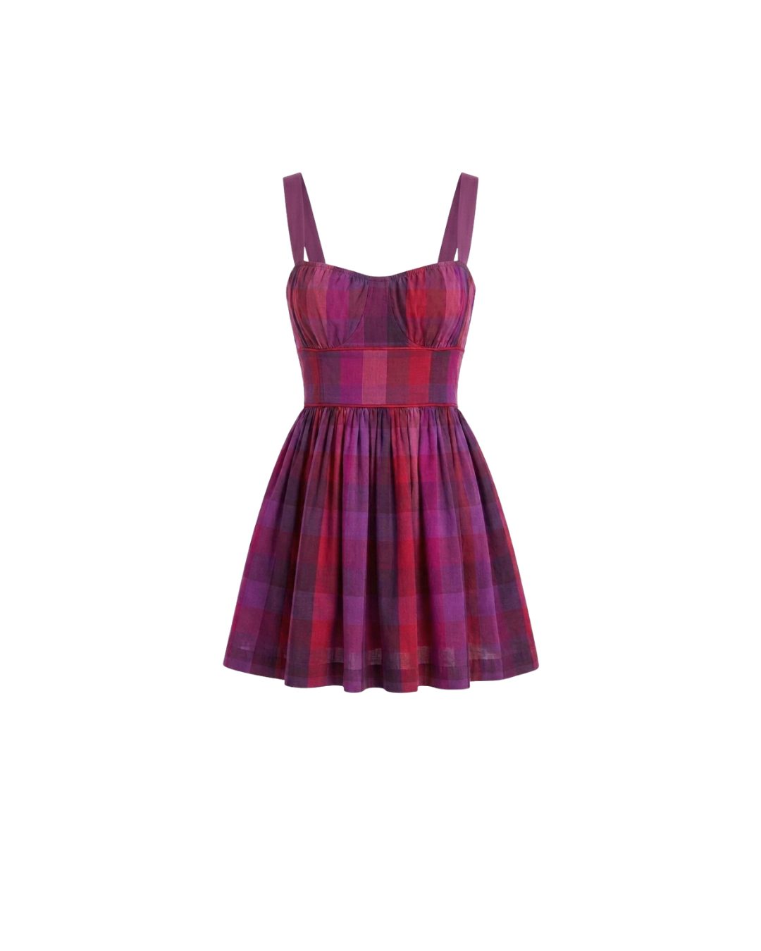 Divinity in Mulberry Jam | Handloom Cotton Backless Maxi