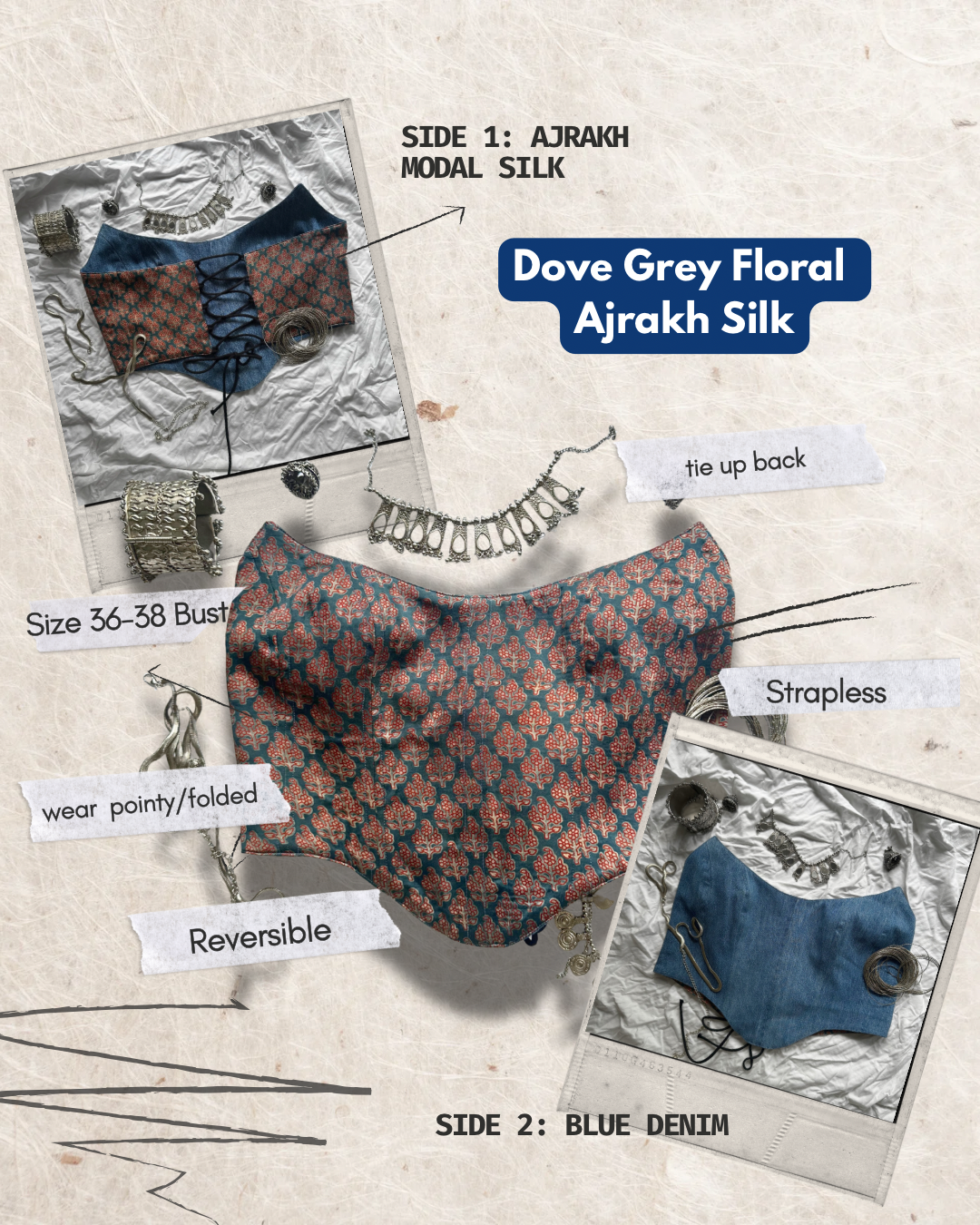 Dobaara Corset Tops | 36-38 BUST