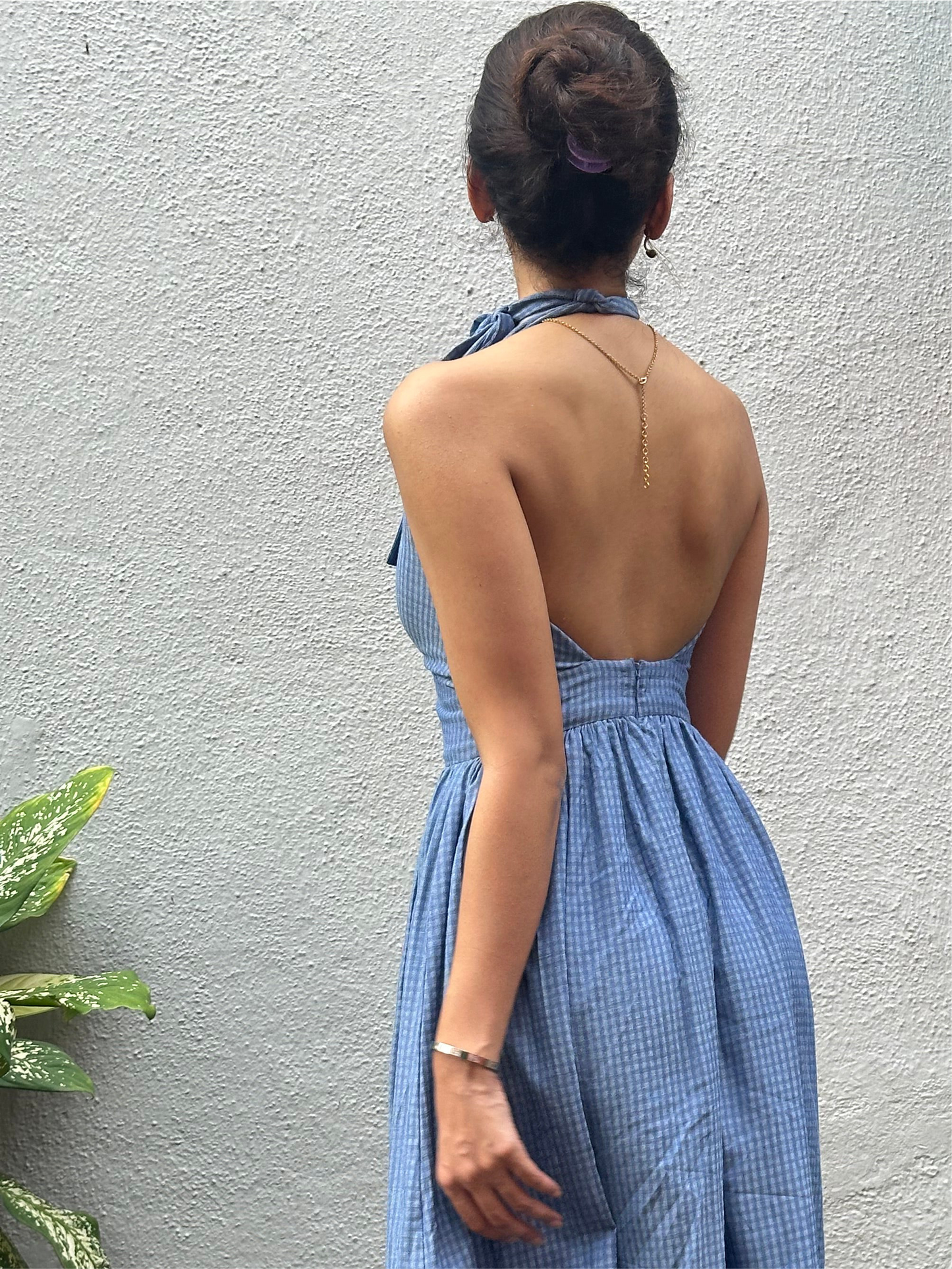 Maska Halter Maxi | Gingham