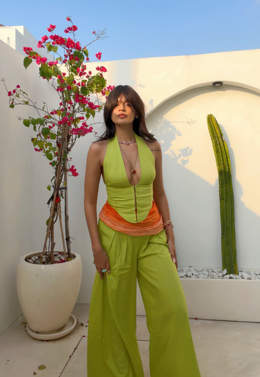 Lime Co-ord Set | 100% Cotton