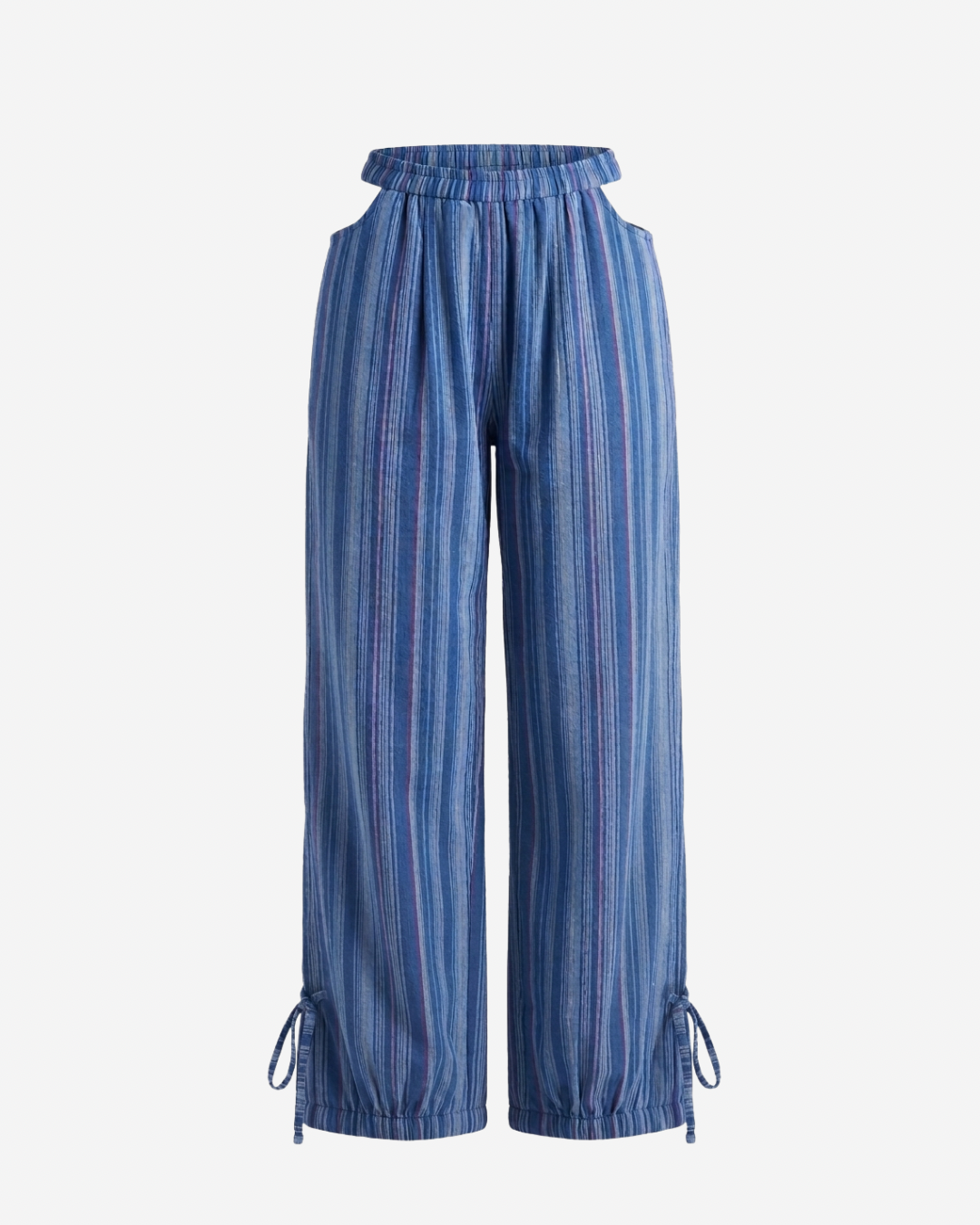 Sneak | Cutout Wide-Leg Pants | Handloom Cotton