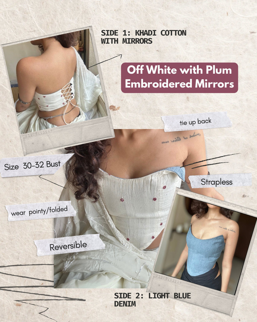 Dobaara Corset Tops | 30-32 bust