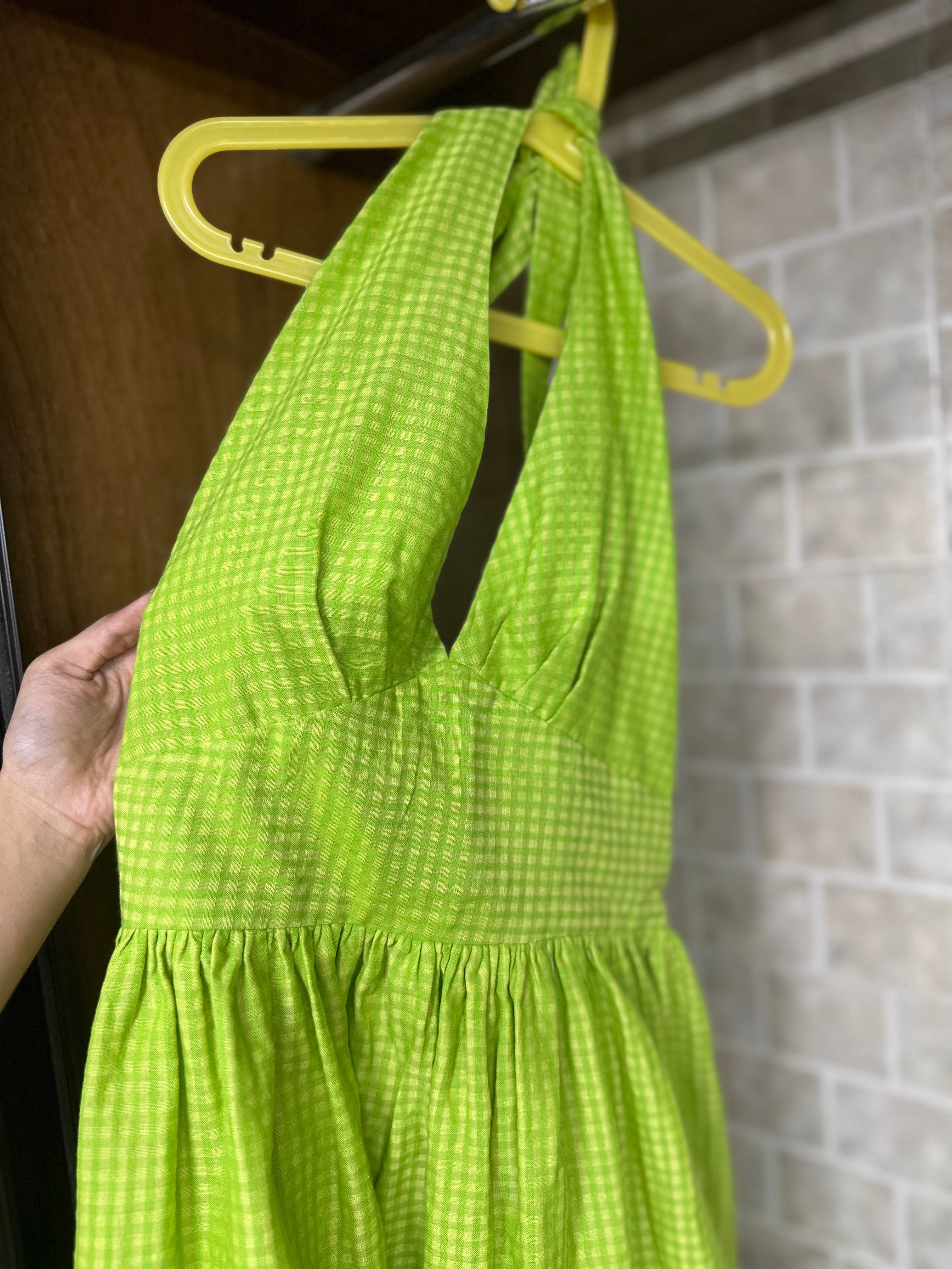 Maska Halter Maxi | Gingham