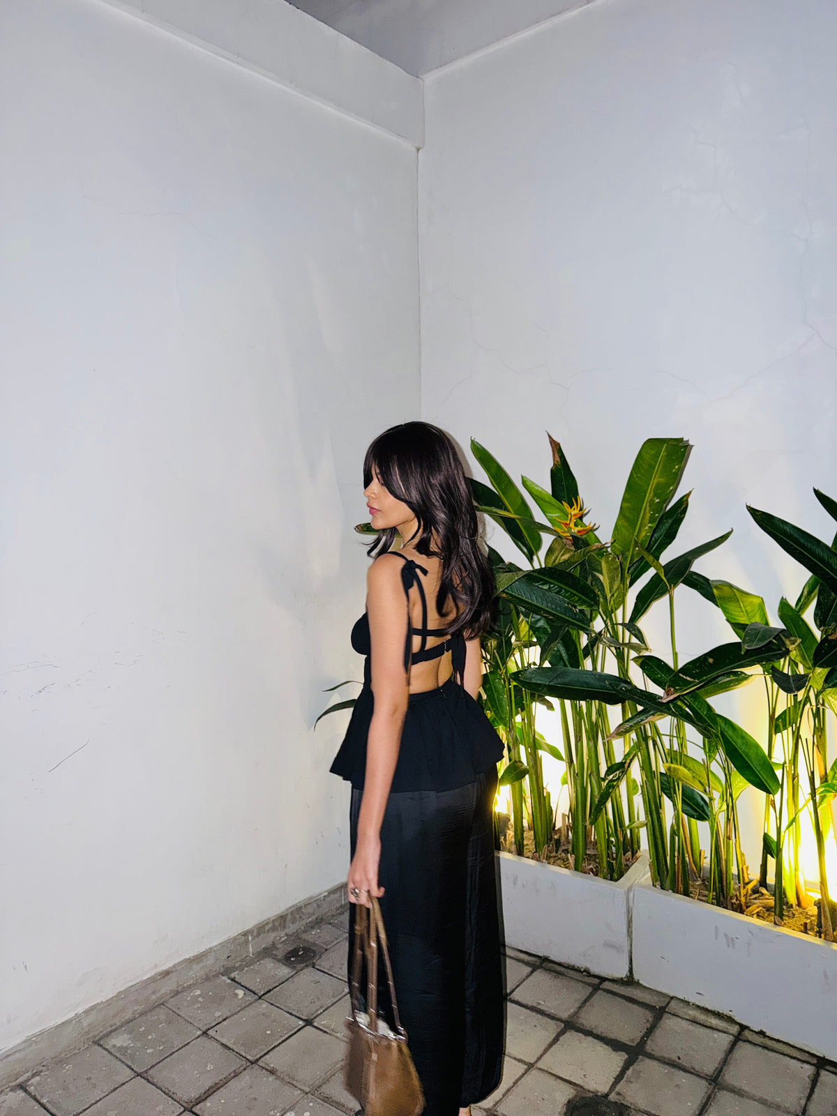 Halo | Cotton Backless Top