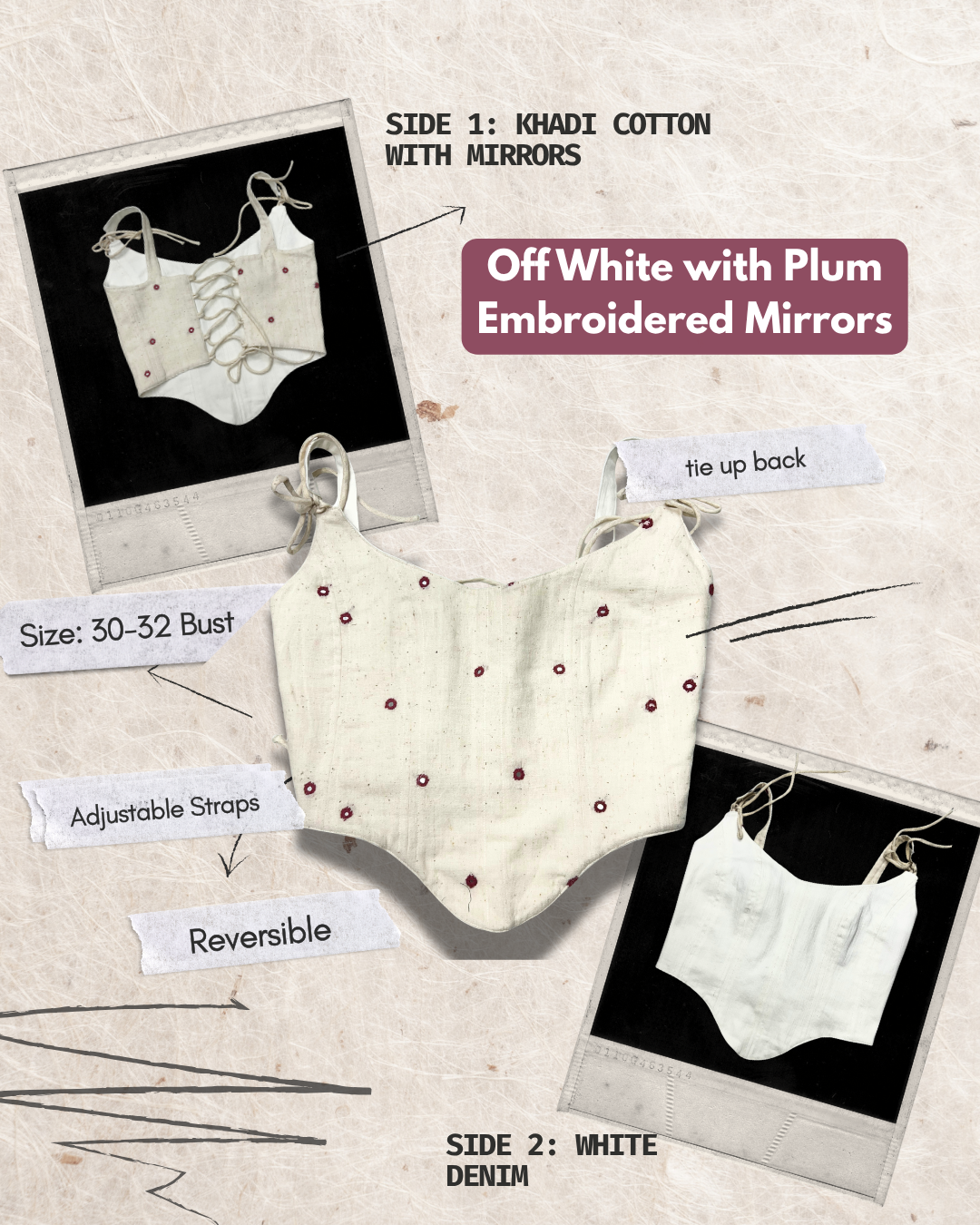 Dobaara Corset Tops | 30-32 bust