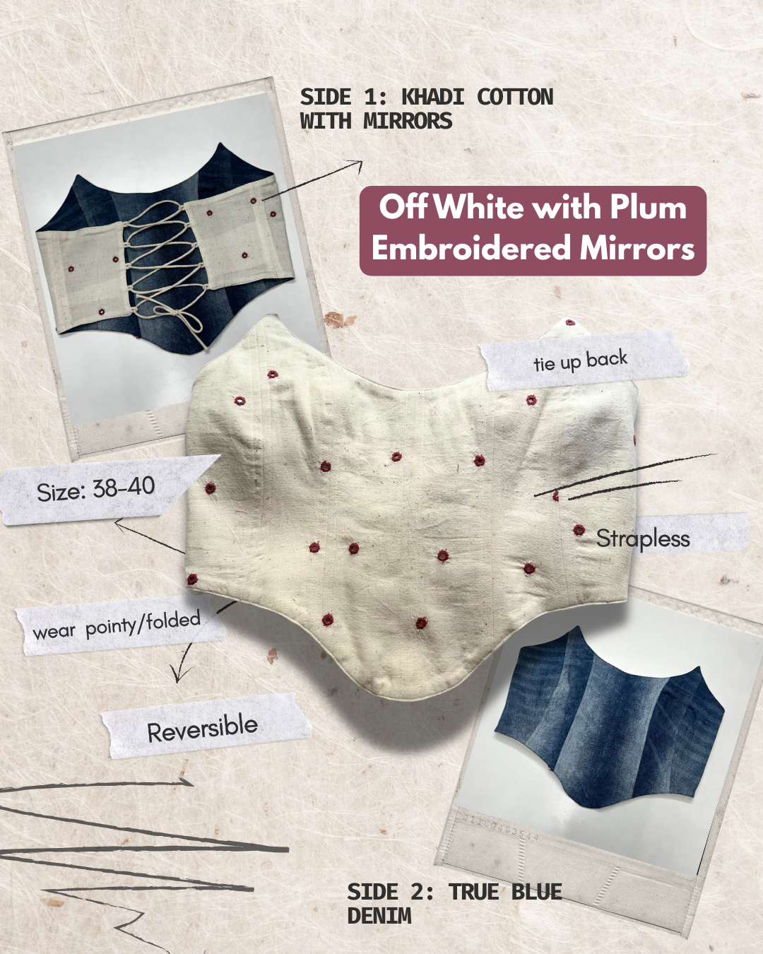 Dobaara Corset Tops | 38-40