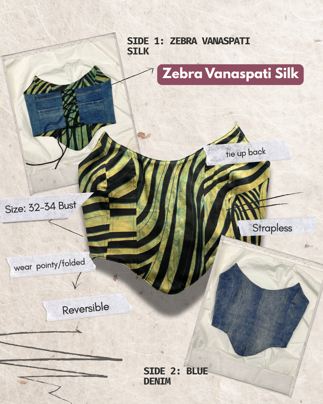 Dobaara Corset Tops | 32-34 bust