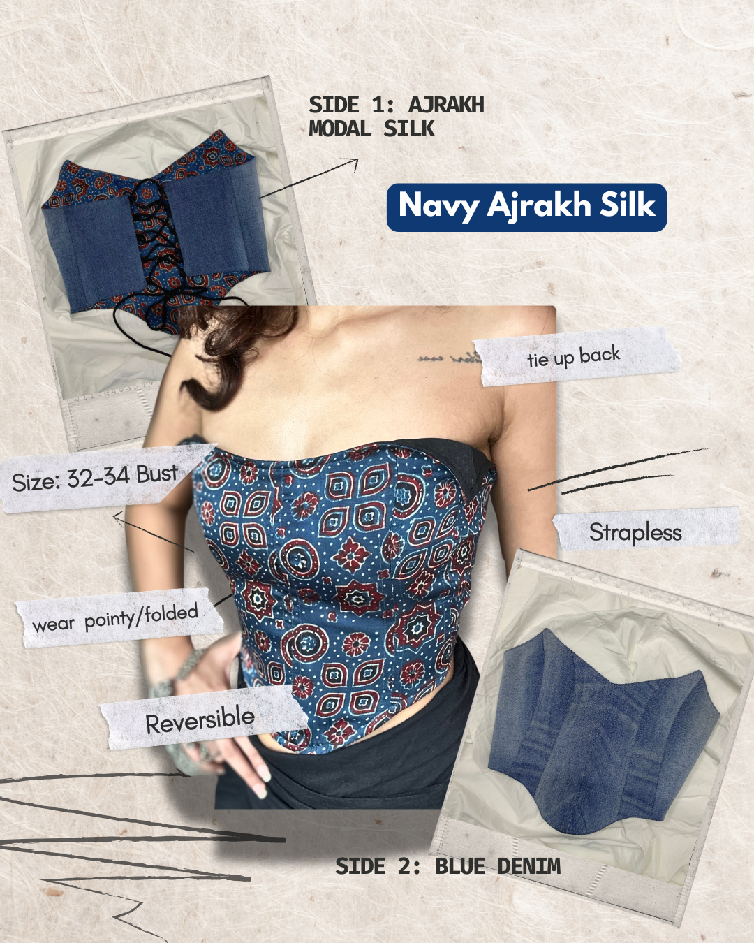 Dobaara Corset Tops | 32-34 bust