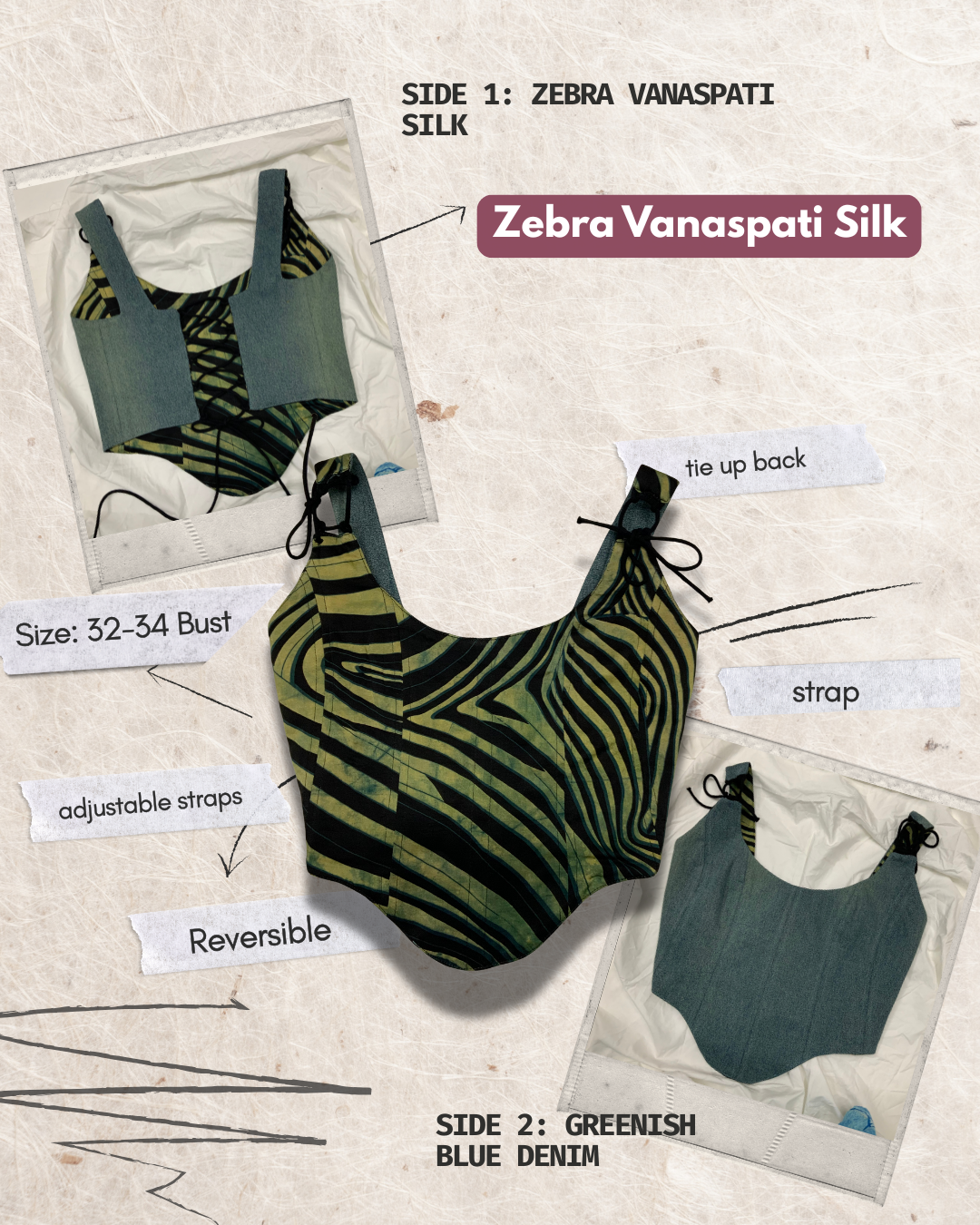 Dobaara Corset Tops | 32-34 bust