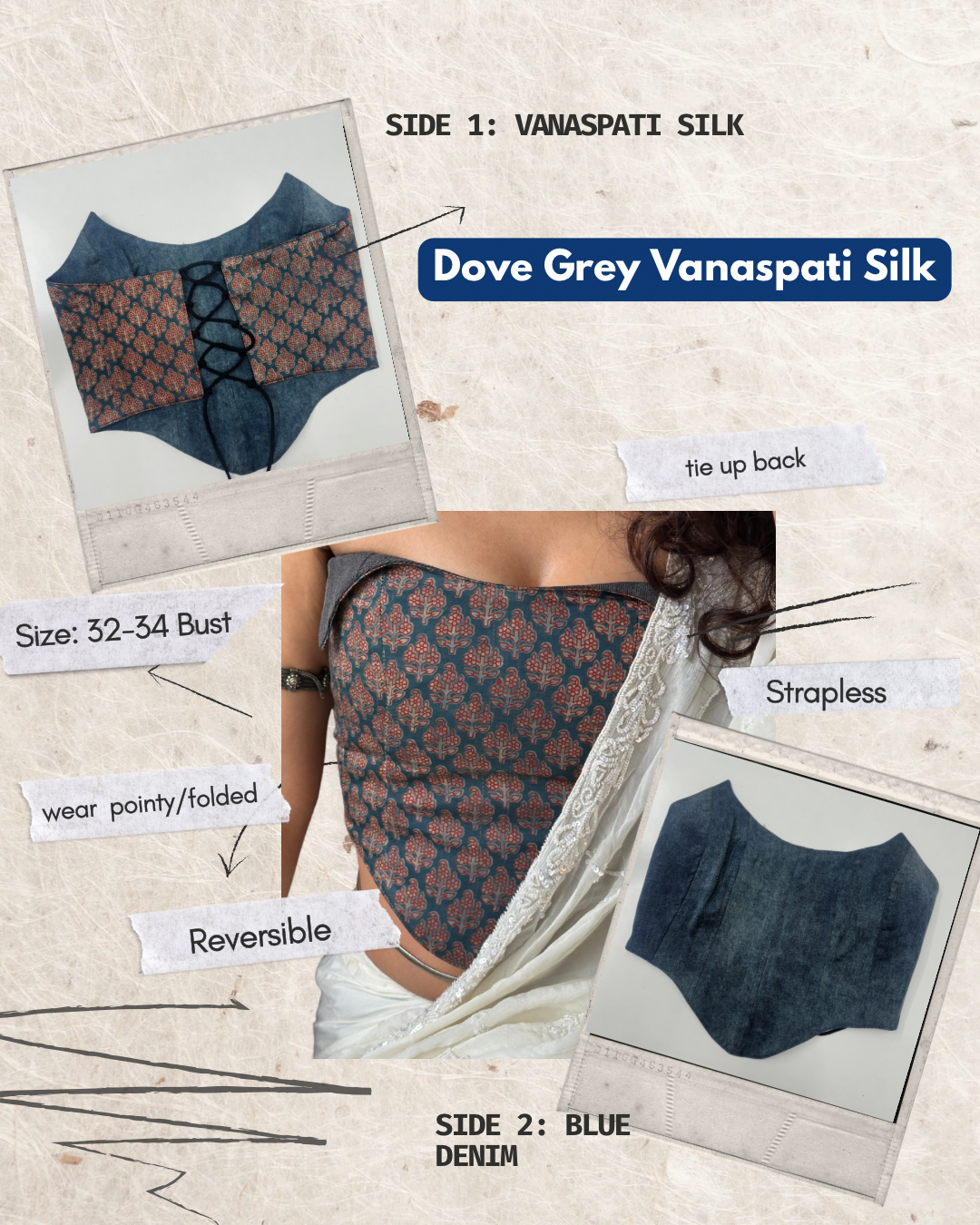 Dobaara Corset Tops | 32-34 bust