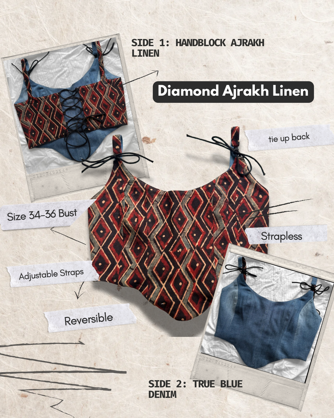 Dobaara Corset Tops | 34-36 Bust