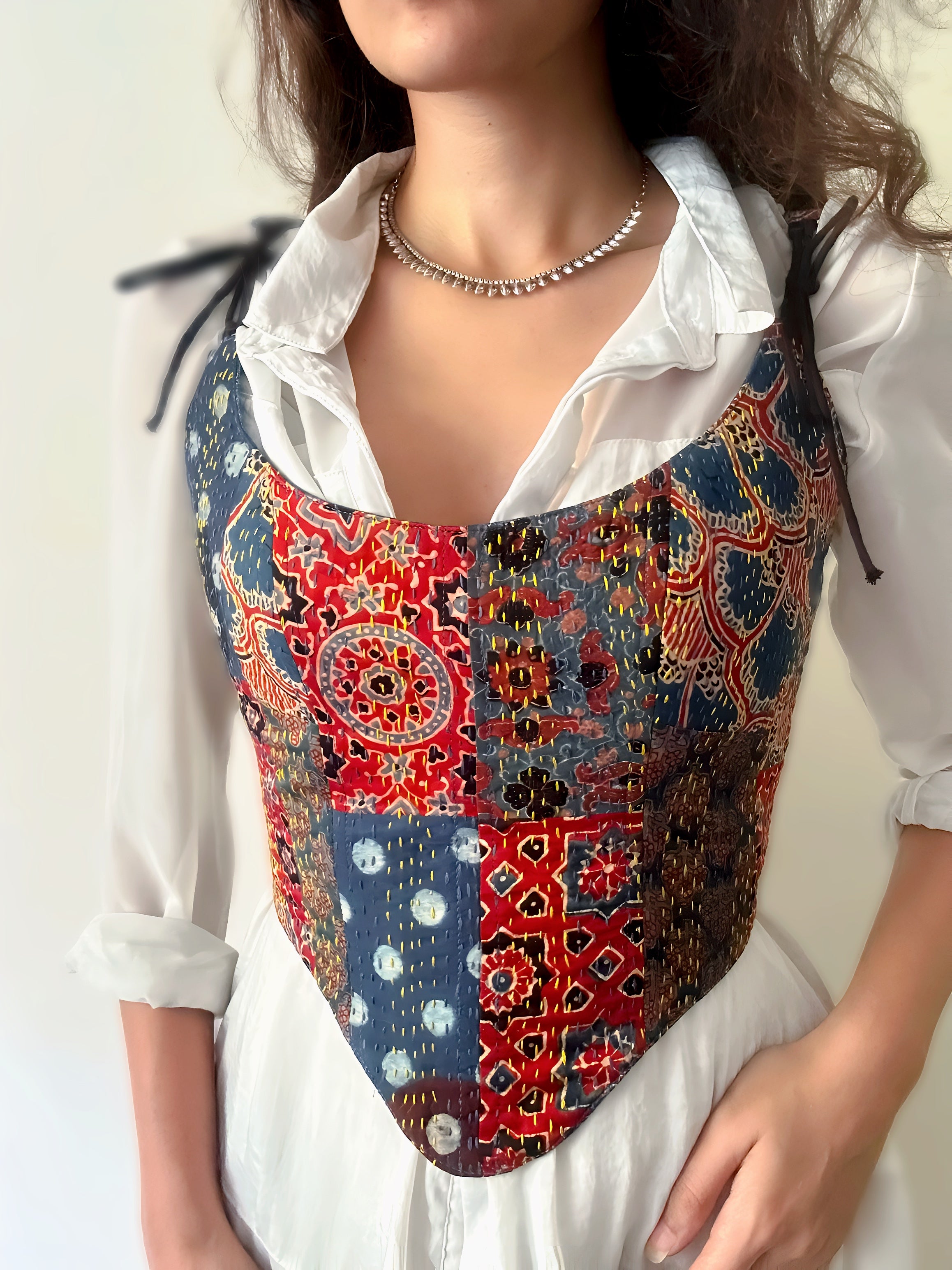 Dobaara Corset Tops | Kantha Version