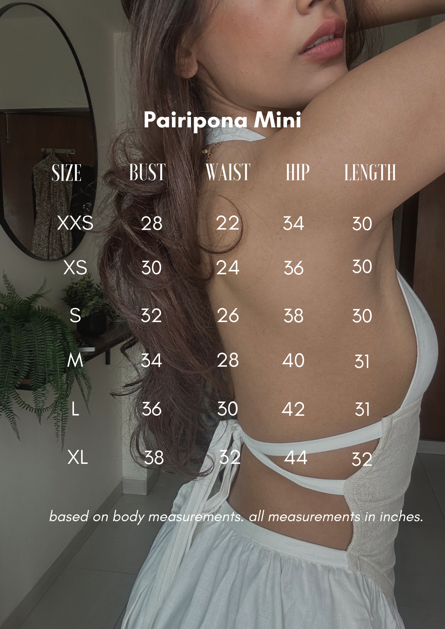 Pairipona Backless Mini in Handloom Cotton