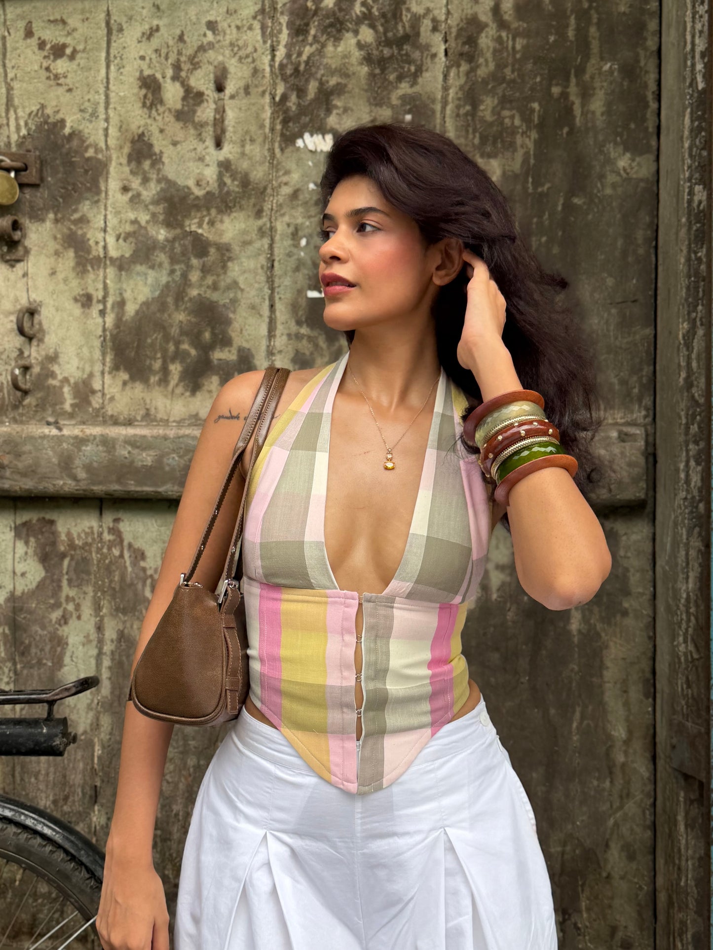 Aaila! Halter Top | Cassata | Handloom Cotton