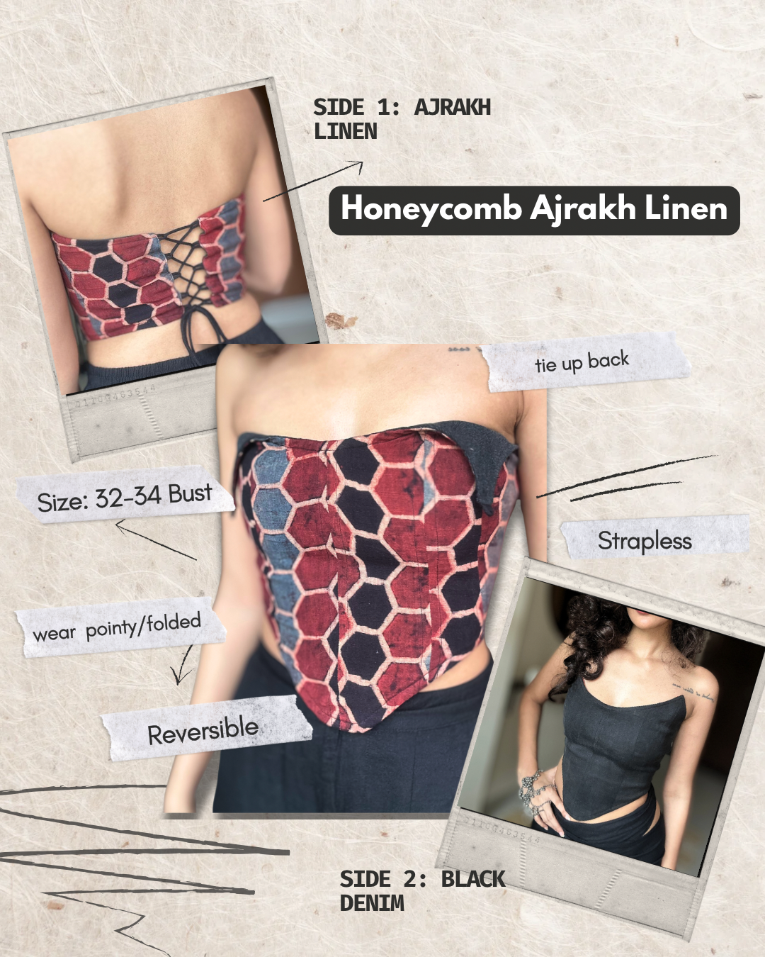 Dobaara Corset Tops | 32-34 BUST