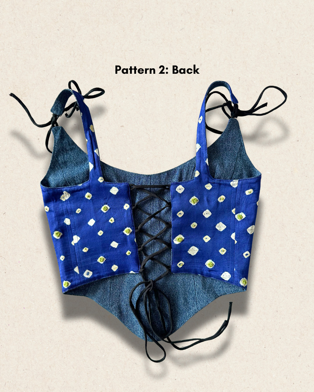 Dobaara Corset Tops | Bandhani Version