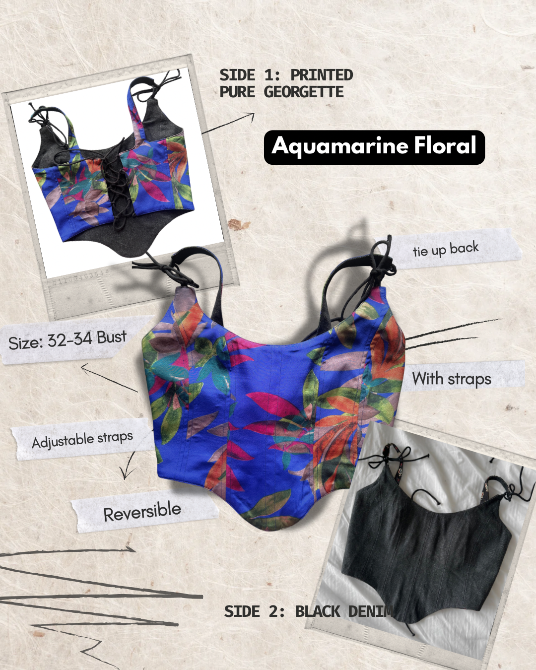 Dobaara Corset Tops | 32-34 bust