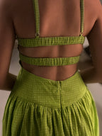 Riha en tejidos de cuadros vichy