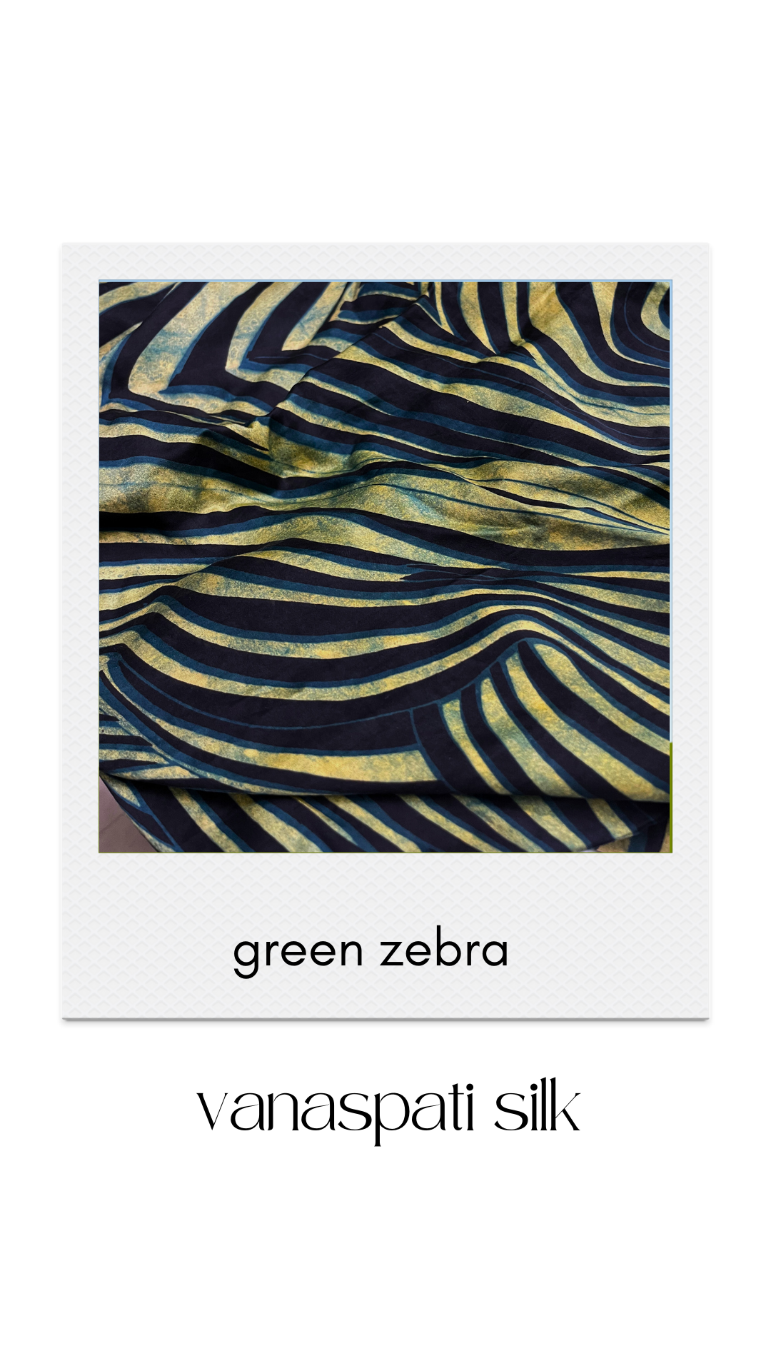 Green Zebra Silk Reversible Corset