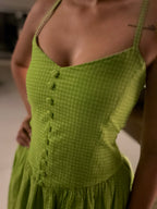 Riha en tejidos de cuadros vichy