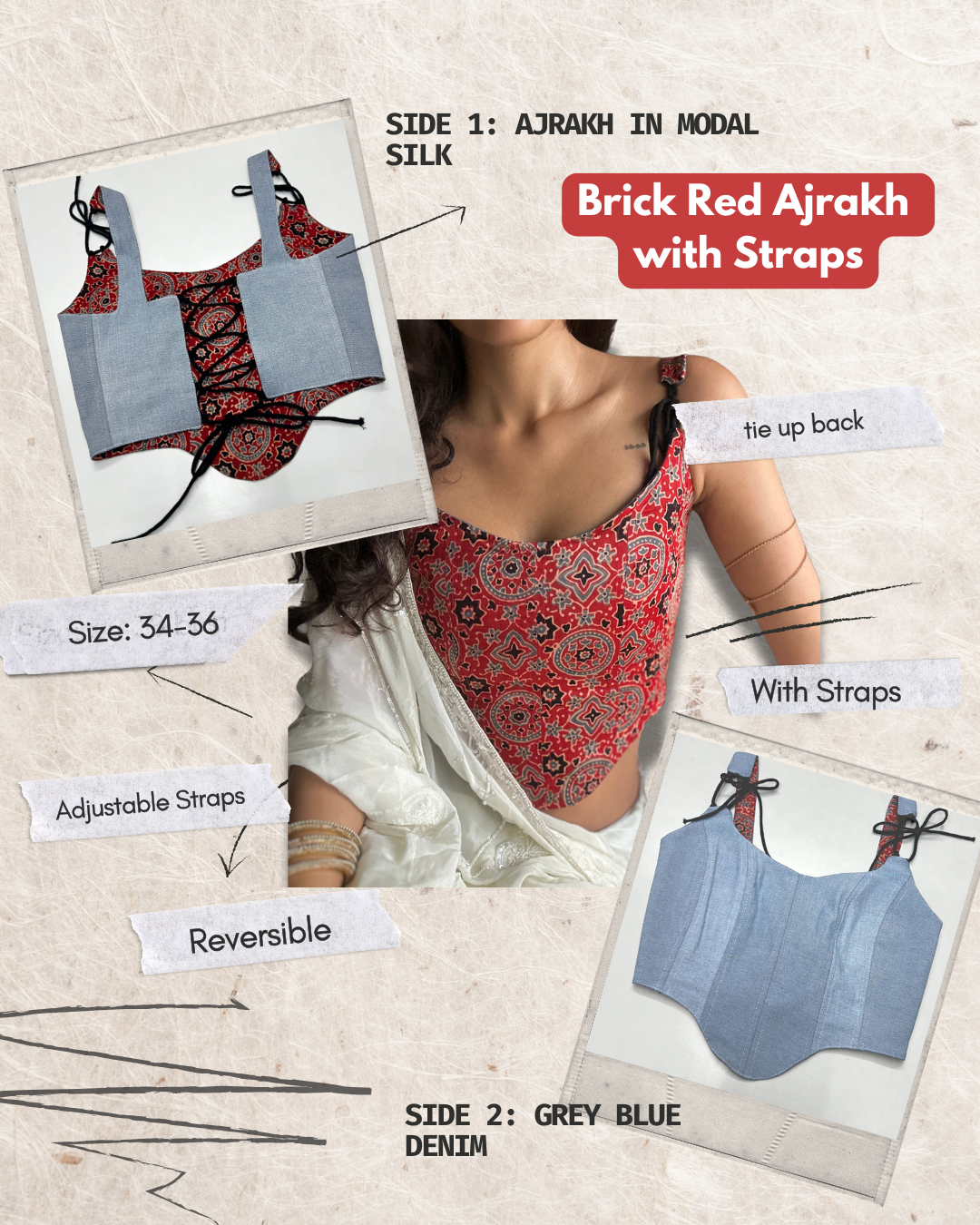 Dobaara Corset Tops | 34-36 Bust