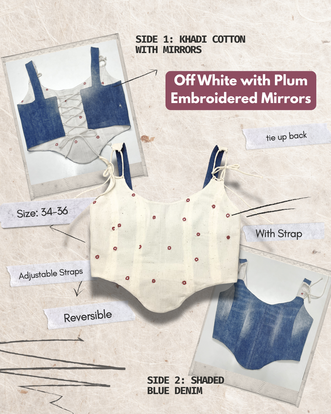 Dobaara Corset Tops | 34-36 Bust