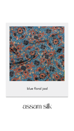 Blue Assam Silk Reversible Corset Top