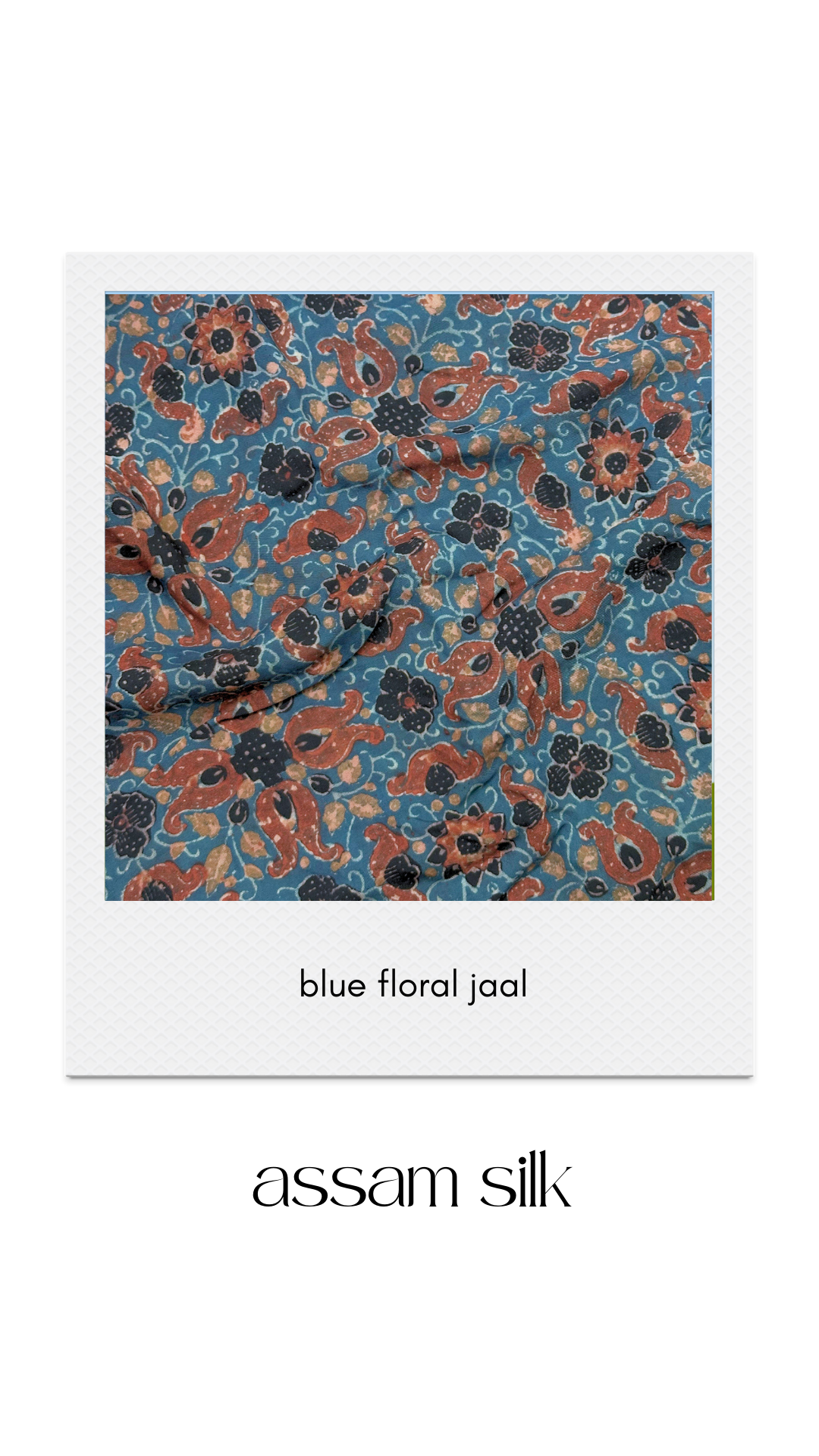 Blue Assam Silk Reversible Corset Top