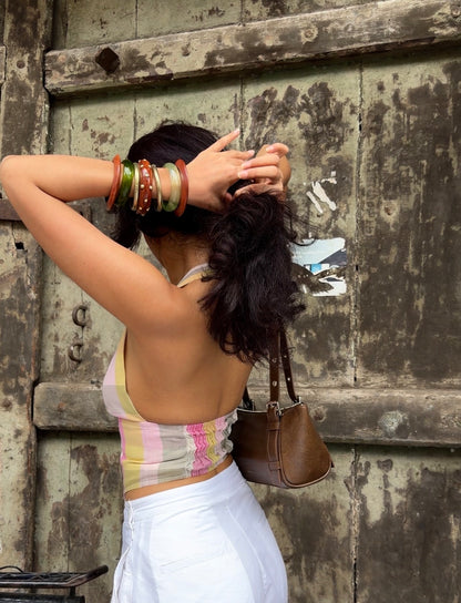 Aaila! Halter Top | Cassata | Handloom Cotton
