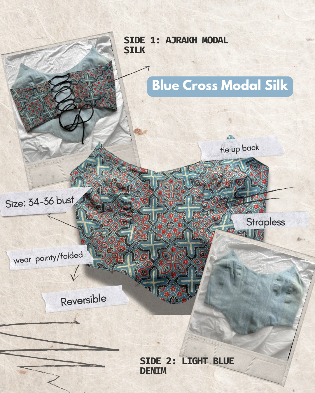 Dobaara Corset Tops | 34-36 Bust