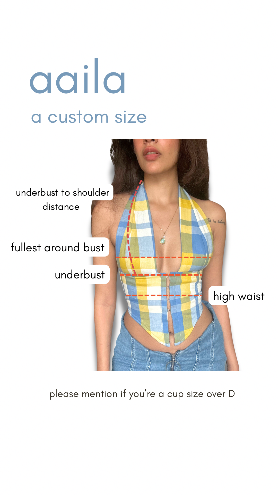 Aaila! Halter Top | Multicoloured Checkered | Handloom Cotton