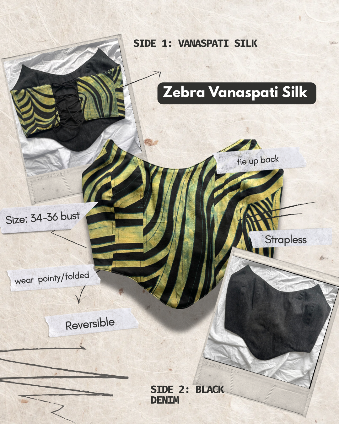 Dobaara Corset Tops | 34-36 Bust