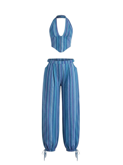 Blueberry Co-ord Set | Handloom Cotton