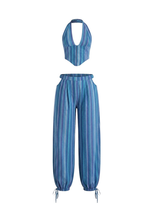Blueberry Co-ord Set | Handloom Cotton