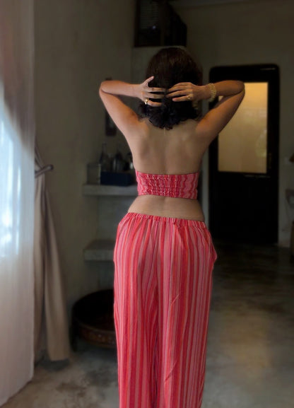 Wide-Leg Pants | Paprika | Handloom Cotton