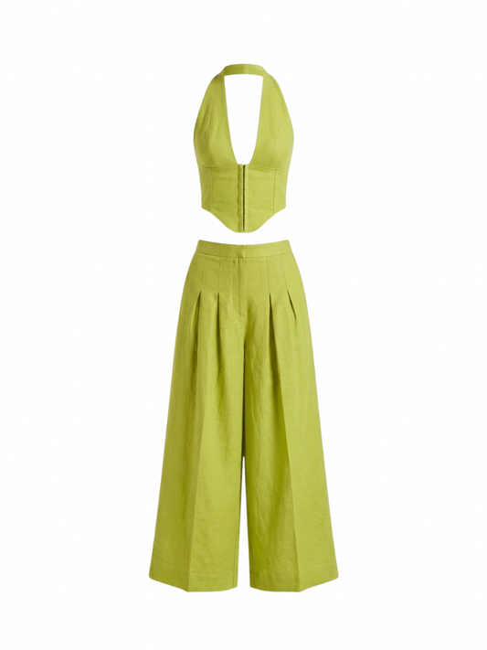 Lime Co-ord Set | 100% Cotton