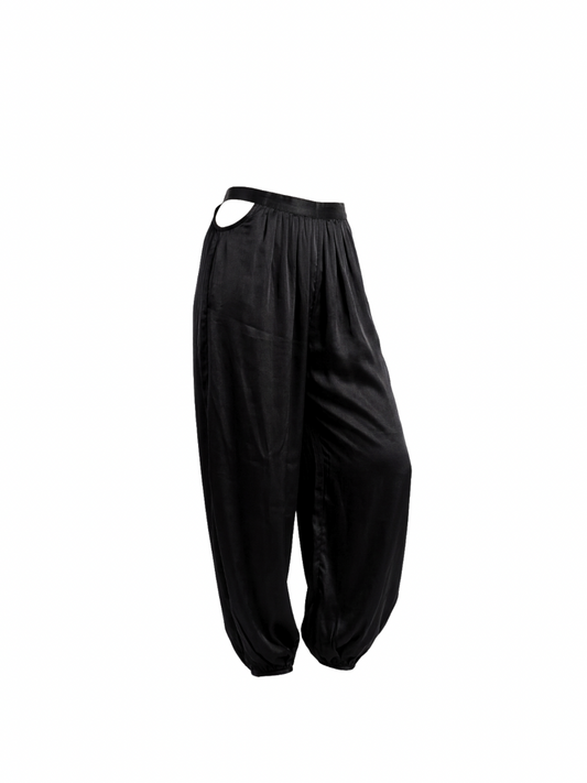Sneak | Cutout Wide-Leg Pants