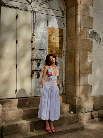 Aaila! Halter Top | Handblock Cotton Prints