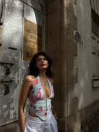 Aaila! Halter Top | Handblock Cotton Prints