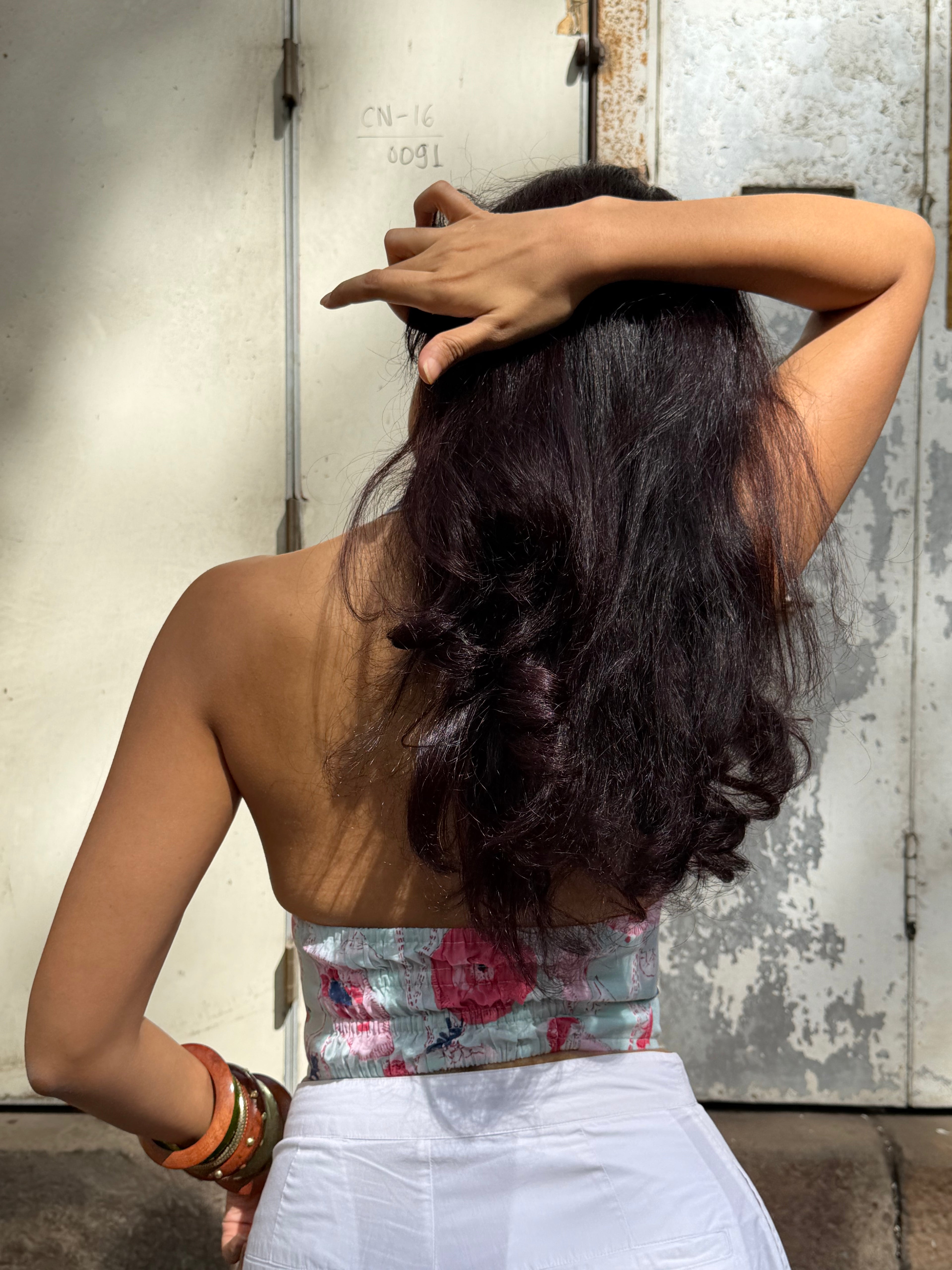 Aaila! Halter Top | Handblock Cotton Prints