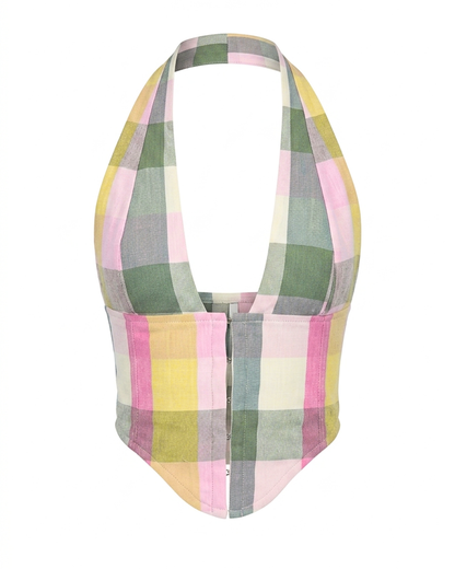 Aaila! Halter Top | Cassata | Handloom Cotton