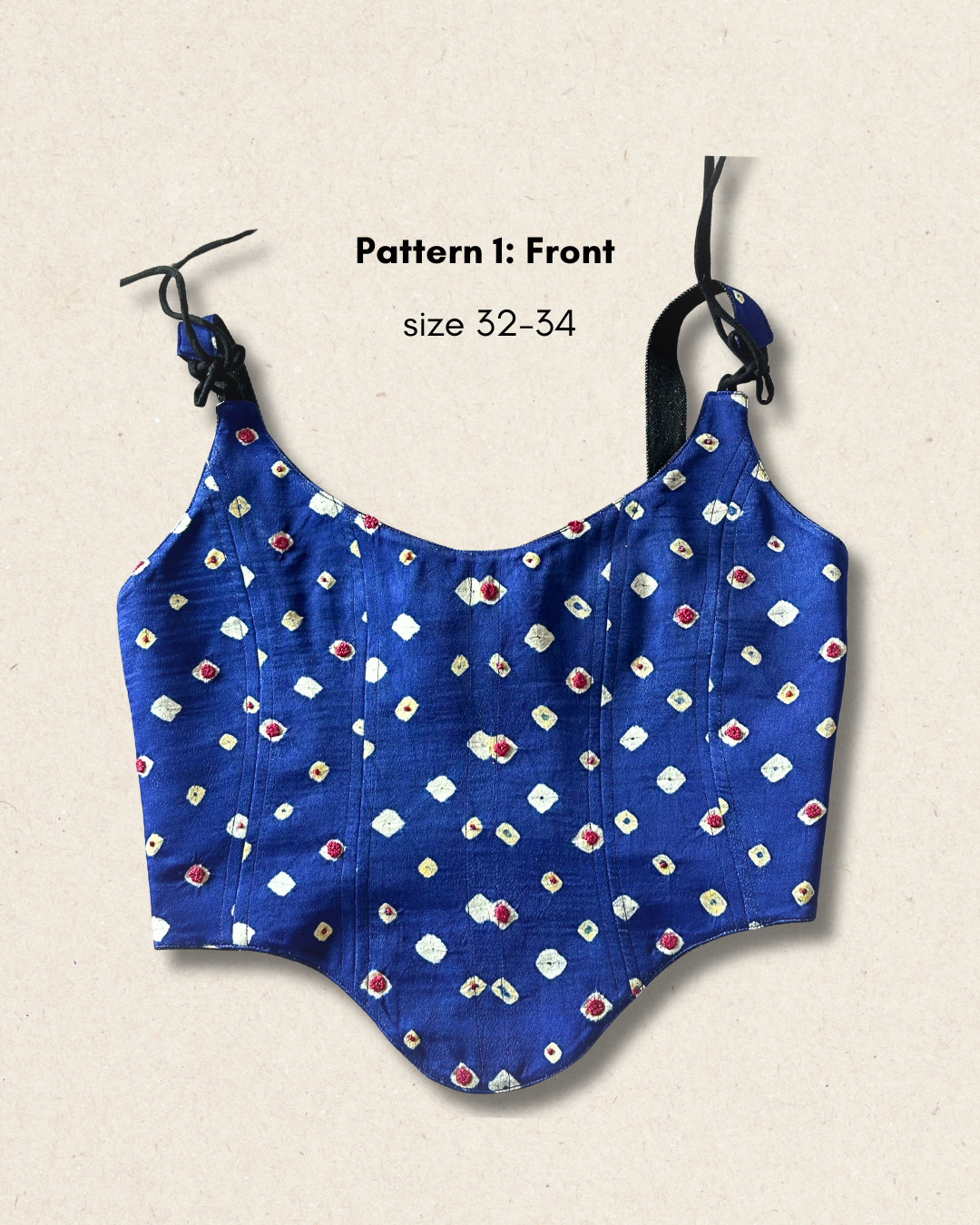 Dobaara Corset Tops | Bandhani Version