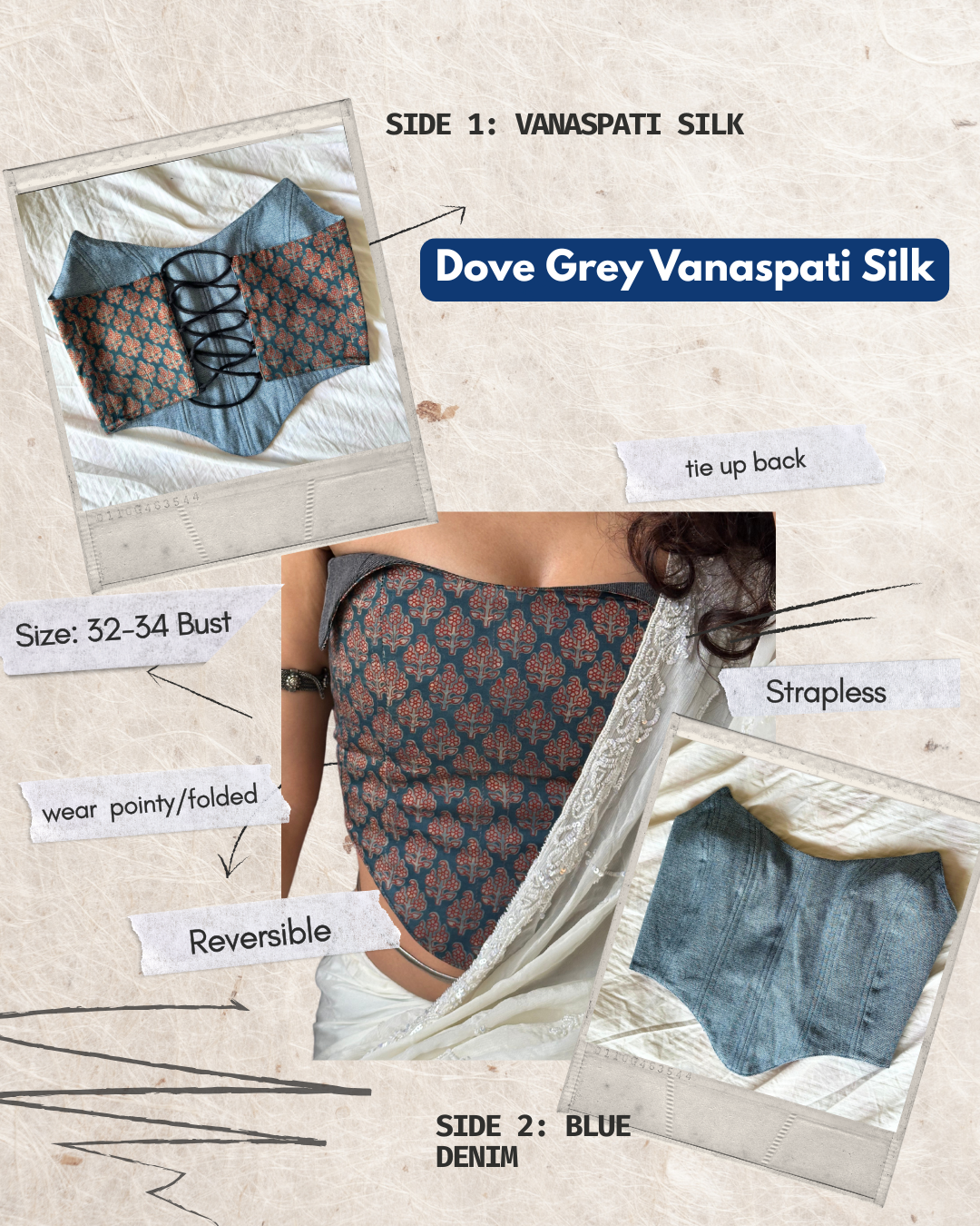 Dobaara Corset Tops | 32-34 bust