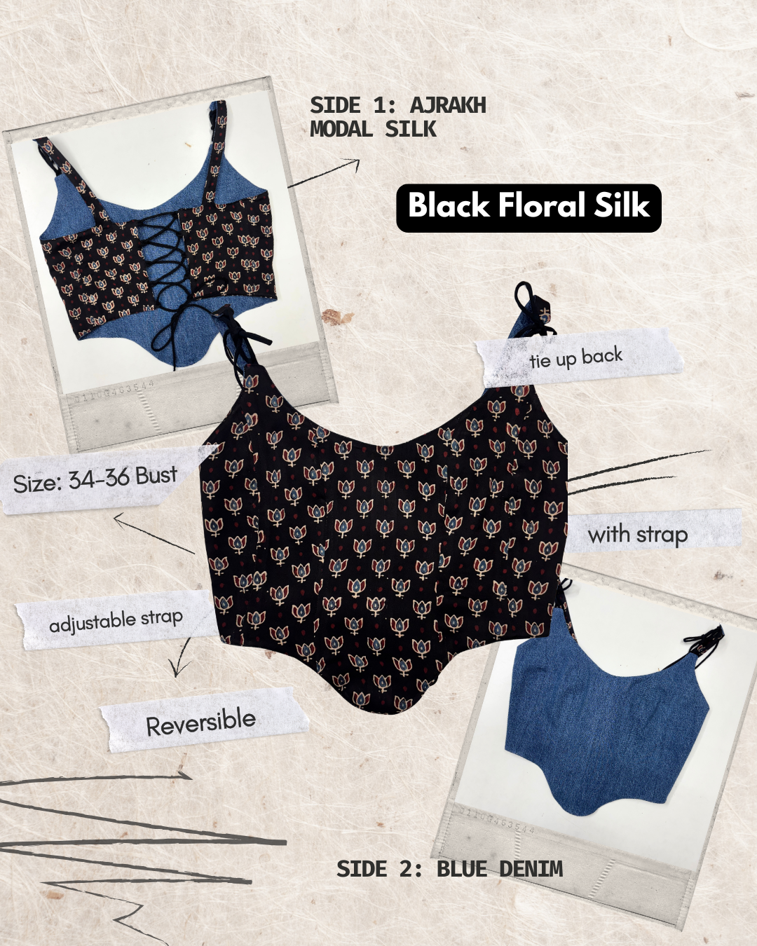 Dobaara Corset Tops | 34-36 Bust