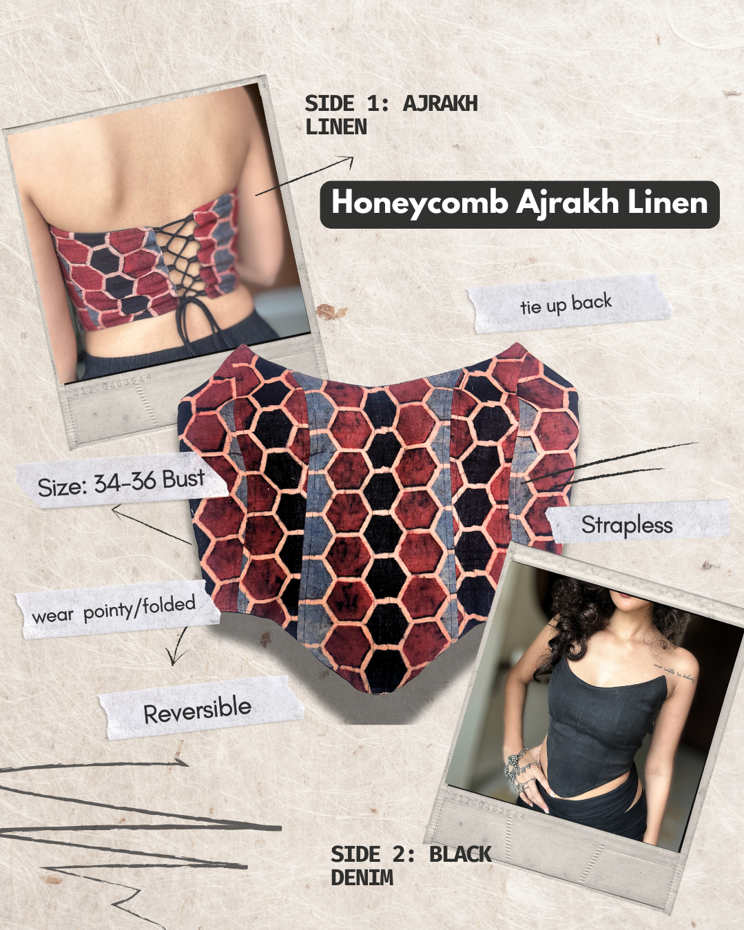 Dobaara Corset Tops | 34-36 Bust
